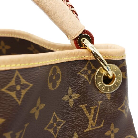 Louis Vuitton  Artsy MM Monogram Canvas Hobo Bag Brown - Picture 10 of 14